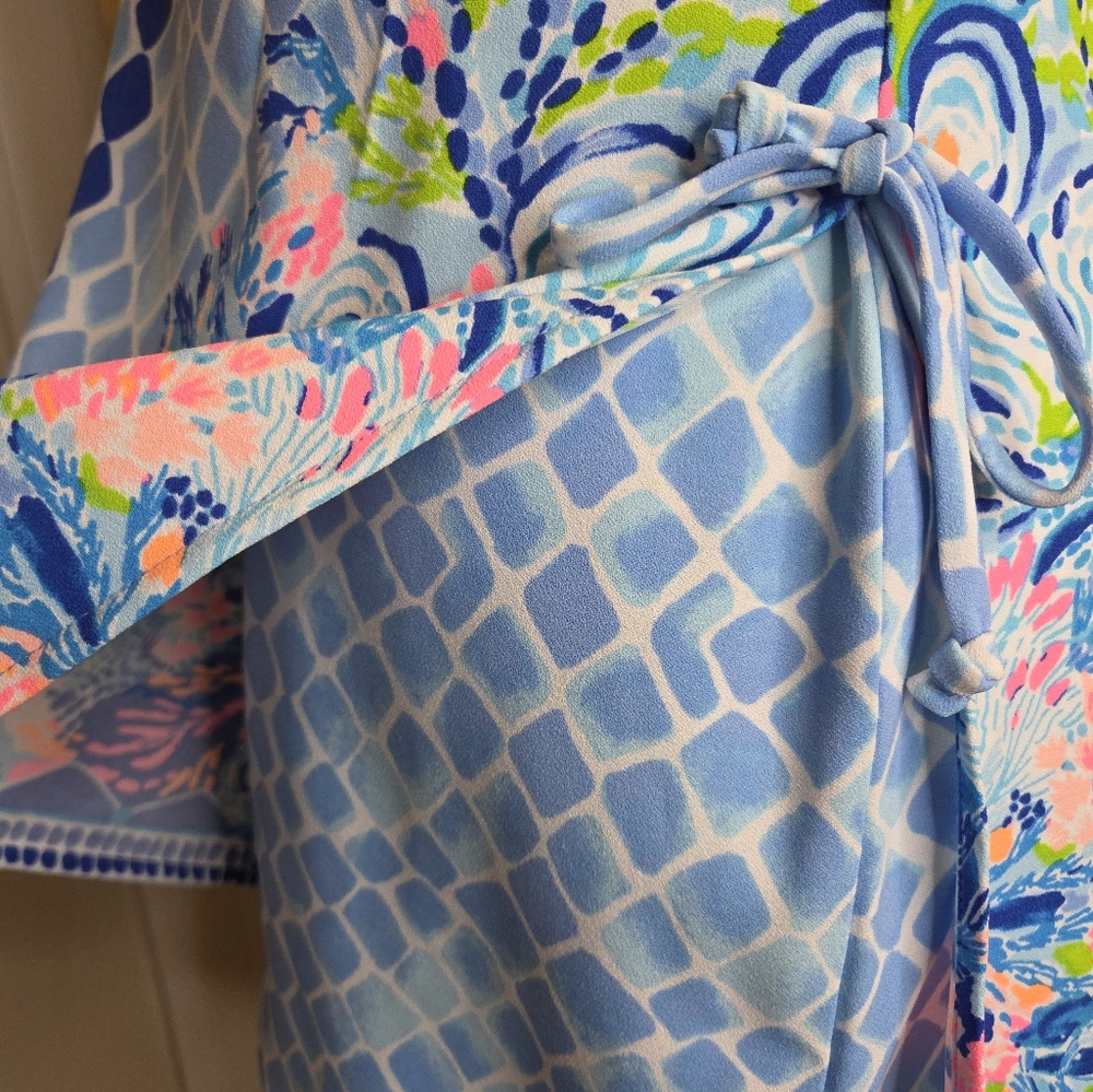 Lilly Pulitzer Donna Romper Multi Hidden Treasure Size 4 - Picture 2 of 7